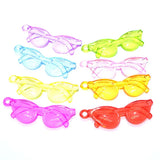 Sunglasses Shape Necklace Pendants DIY Jewelry Findings Acrylic 110pcs