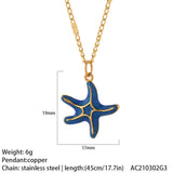 Donut Pendant Necklace Stainless Steel Long Chain Choker Punk Jewelry for Women