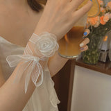 Fairy Lace Flower Hair Band Ribbon