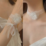 Fairy Lace Flower Hair Band Ribbon