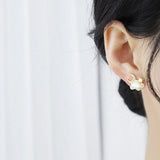 14K CZ Zirconia Stud Earrings High Jewellery Pendant