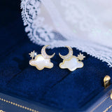 14K CZ Zirconia Stud Earrings High Jewellery Pendant