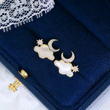 14K CZ Zirconia Stud Earrings High Jewellery Pendant