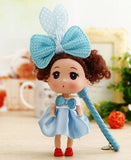 Princess Baby Dolls Key Chain for Girls K032-purple