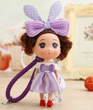 Princess Baby Dolls Key Chain for Girls K032-purple