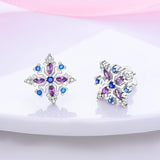 925 Sterling Silver Unicorn Stud Earrings for Little Girl