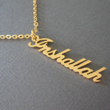 Stainless Steel Nameplate Choker Necklace for Women