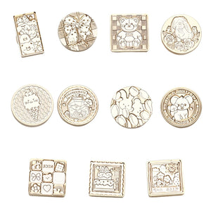 Wax Seal Stamp Head Replacement Brass Screw DIY Scrapbooking Greeting