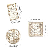 Wax Seal Stamp Head Replacement Brass Screw DIY Scrapbooking Greeting