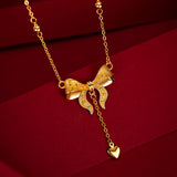 Wind Butterfly Women Girls Pendant Chain Love Collarbone Chain
