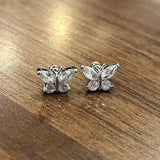 Women Butterfly Ear Studs Tragus Piercing Jewelry