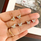 Women Butterfly Ear Studs Tragus Piercing Jewelry