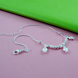 925 Sterling Silver Fish Pendant Foot Jewelry Summer Beach Bracelet Gift