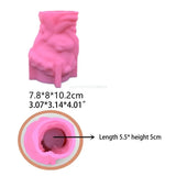 Wreath Girl Flowerpot Epoxy Resin Mold Gypsum Candle Silicone Mould