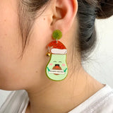 Green Avocado Earrings Christmas Gift