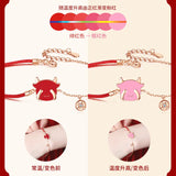 Year of Ox Red Hand Rope Birthday Bracelet