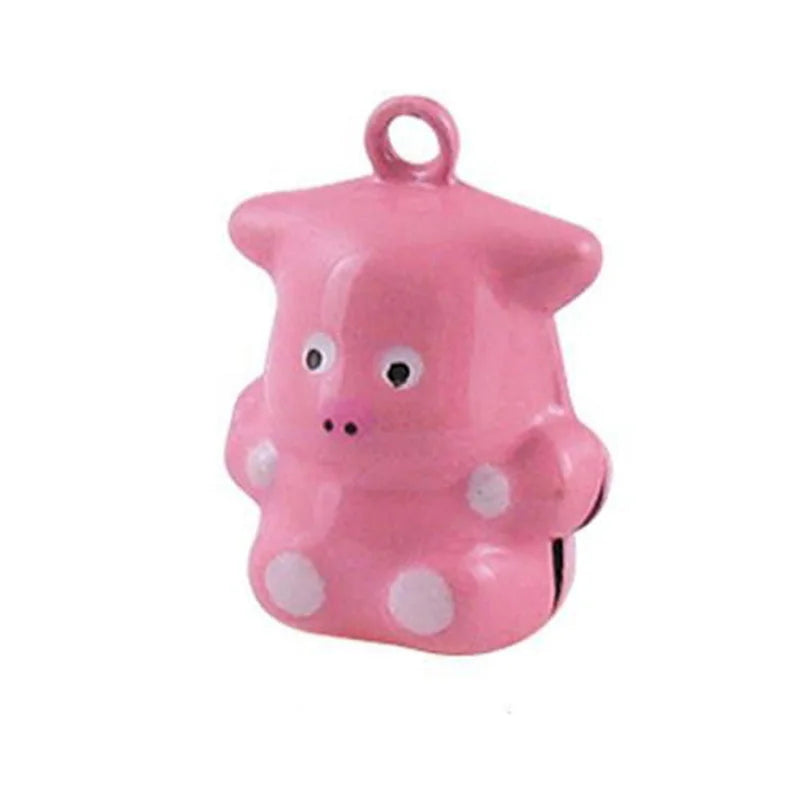 Yellow Pig Cartoon Bells Pendant Holiday Decoration