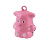 Yellow Pig Cartoon Bells Pendant Holiday Decoration