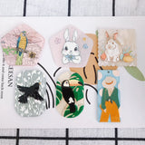 Cartoon Acrylic Pendant Geometric Star Bunny Woodpecker Earrings Necklace Charms