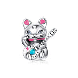 Animal Baby Panda Sterling Silver Charm Pendant for Bracelet
