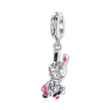 Animal Baby Panda Sterling Silver Charm Pendant for Bracelet