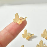 50pcs Butterfly Shape Copper Floating Lock Charms for DIY Jewelry