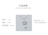 Bear Necklace Sterling Silver S925 Halloween Birthday Gift for Girlfriend