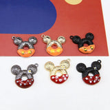 30pcs Cartoon Animal Avatar Shape Alloy Pendants DIY Earrings/Necklace Charms