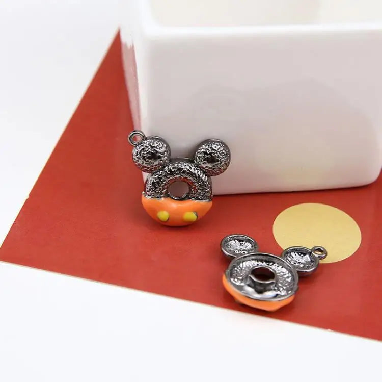 30pcs Cartoon Animal Avatar Shape Alloy Pendants DIY Earrings/Necklace Charms
