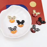 30pcs Cartoon Animal Avatar Shape Alloy Pendants DIY Earrings/Necklace Charms