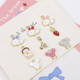 Alloy Drop Oil Charms 50pcs/Lot DIY Earrings/Necklace Pendant Accessory