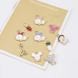 Alloy Drop Oil Charms 50pcs/Lot DIY Earrings/Necklace Pendant Accessory
