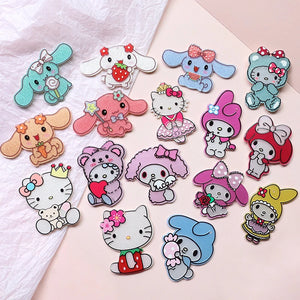 Cartoon Animal Acrylic Charms 50 pcs Lot DIY Jewelry Earring Key Pendant
