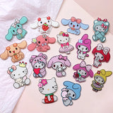 Cartoon Animal Acrylic Charms 50 pcs Lot DIY Jewelry Earring Key Pendant