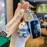 Sitting Bear Cartoon Keychain