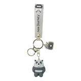 Sitting Bear Cartoon Keychain