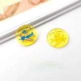 Hand-painted Wind Dinosaur Flower Pendant DIY Jewelry Accessories