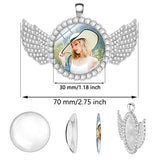 Customized Photo Crystal Glass Keychain for Women