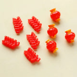 Festive Resin Pendant Lanterns and Firecrackers Earrings