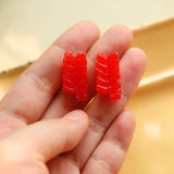 Festive Resin Pendant Lanterns and Firecrackers Earrings