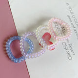 Hollow Plated Lace Peach Heart Pendant DIY Phone Chain Accessories