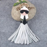 Women's Bag Bugs Keychain Tassel Holder