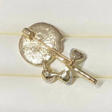 Lollipop Pearl Brooch for Women Large Freshwater Pearl Jewelry