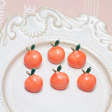 Peach Alloy Drip Oil Pink Peach Earrings S925 Silver DIY Hand Earring