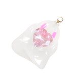 Resin Ghost Pendant Necklace Beads DIY Material