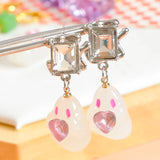 Resin Ghost Pendant Necklace Beads DIY Material