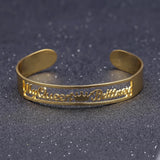 Customized Name Bangle Stainless Steel ID Nameplate Bracelet