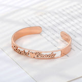 Personalized Name Cuff Bracelet Stainless Steel Armband