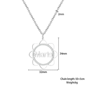 Customized NamePaw Dog Paw Claw Necklace