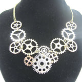 Steampunk Necklace Butterfly Robot Owl Spider Horse Key Wing Lion Crystals